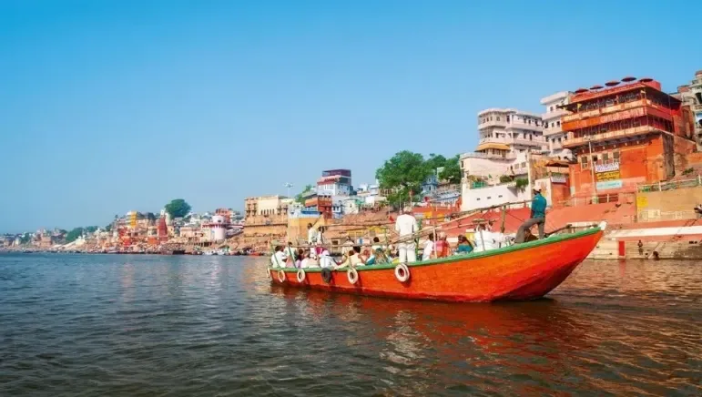 Boat ride on the Yamuna at Mathura